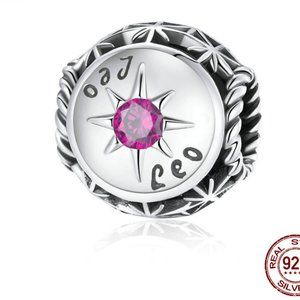 925 Stering Silver Leo Charm